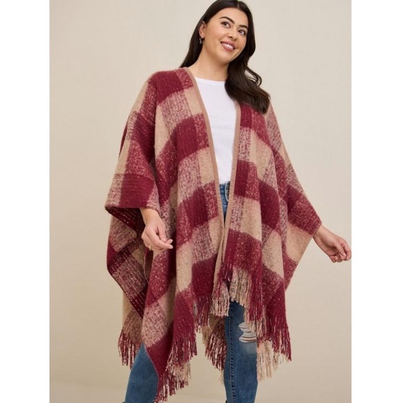 ✨NWT Torrid Reversible Ruana - Picture 2 of 8